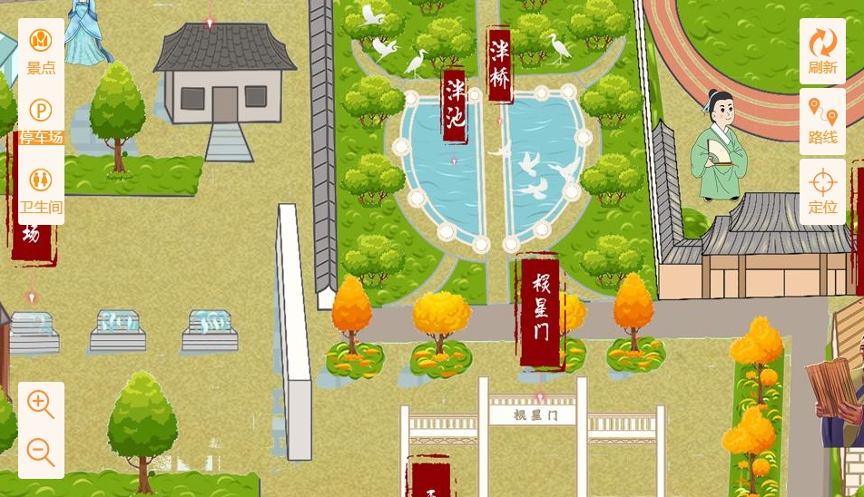 湖北手绘地图景区语音讲解导览系统：智慧景区建设的基石